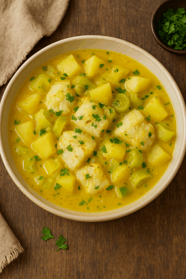 blanquette de poisson poireaux