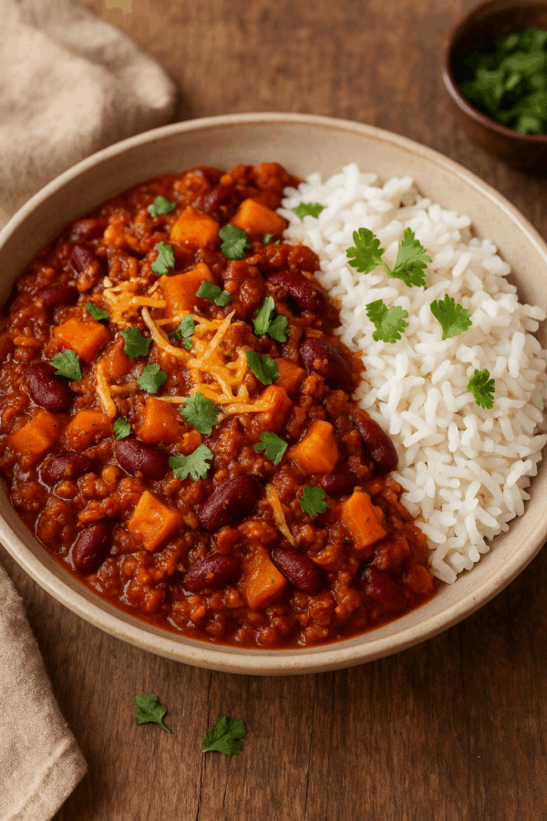 chili sin carne d'hiver