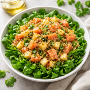 salade saumon fumé